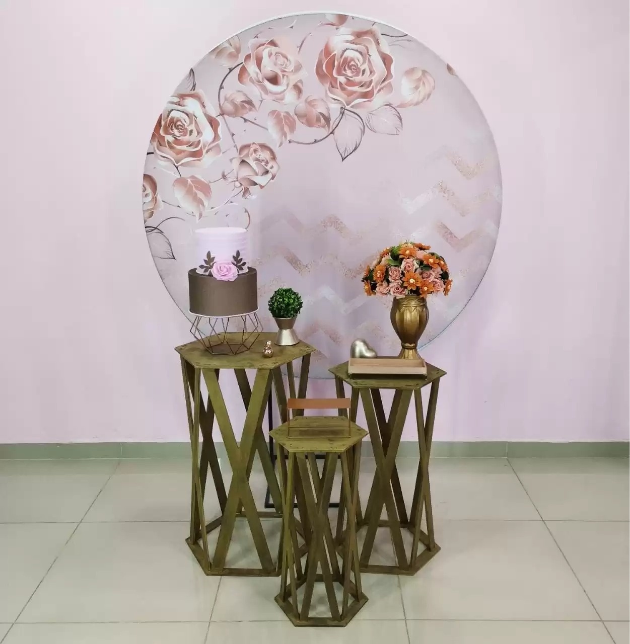 Kit Adulto Rose Floral Numero 4 - pampegueemonte