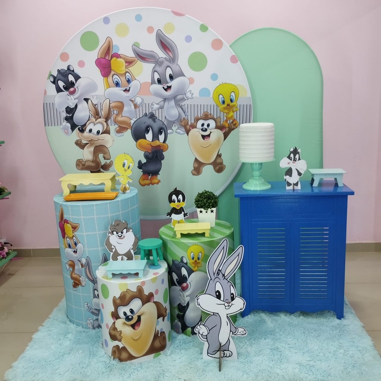 Kit Looney Tunes Baby Numero 4 - pampegueemonte