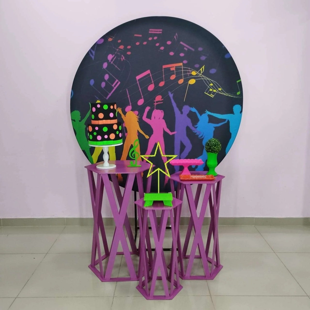 Kit Neon Numero 4 - pampegueemonte