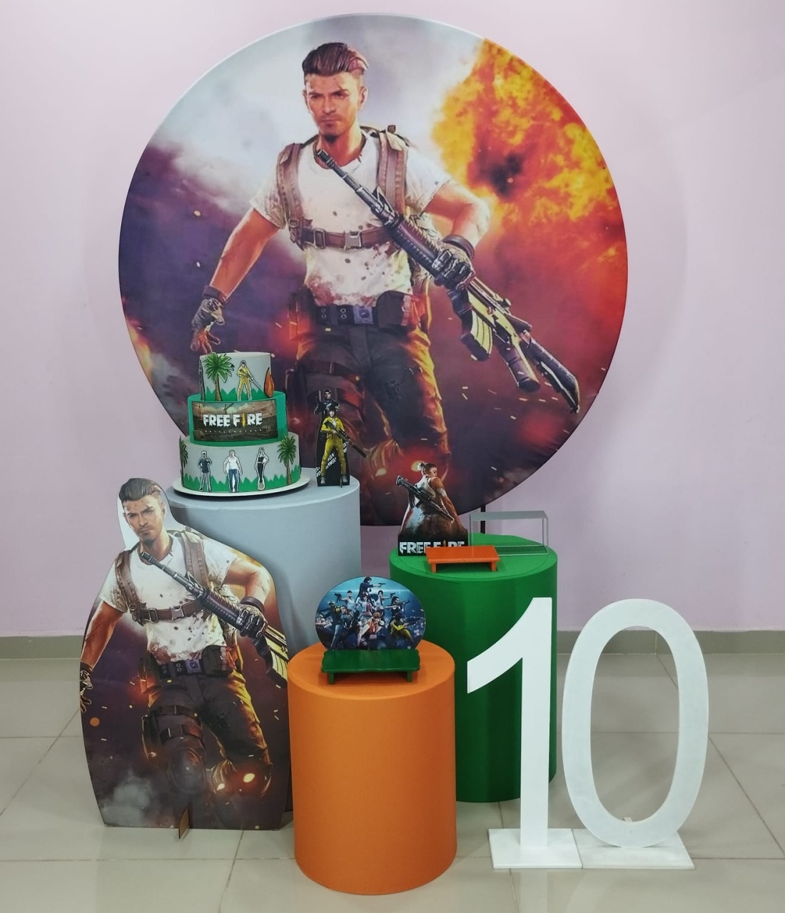Kit Free Fire Numero 3 - pampegueemonte