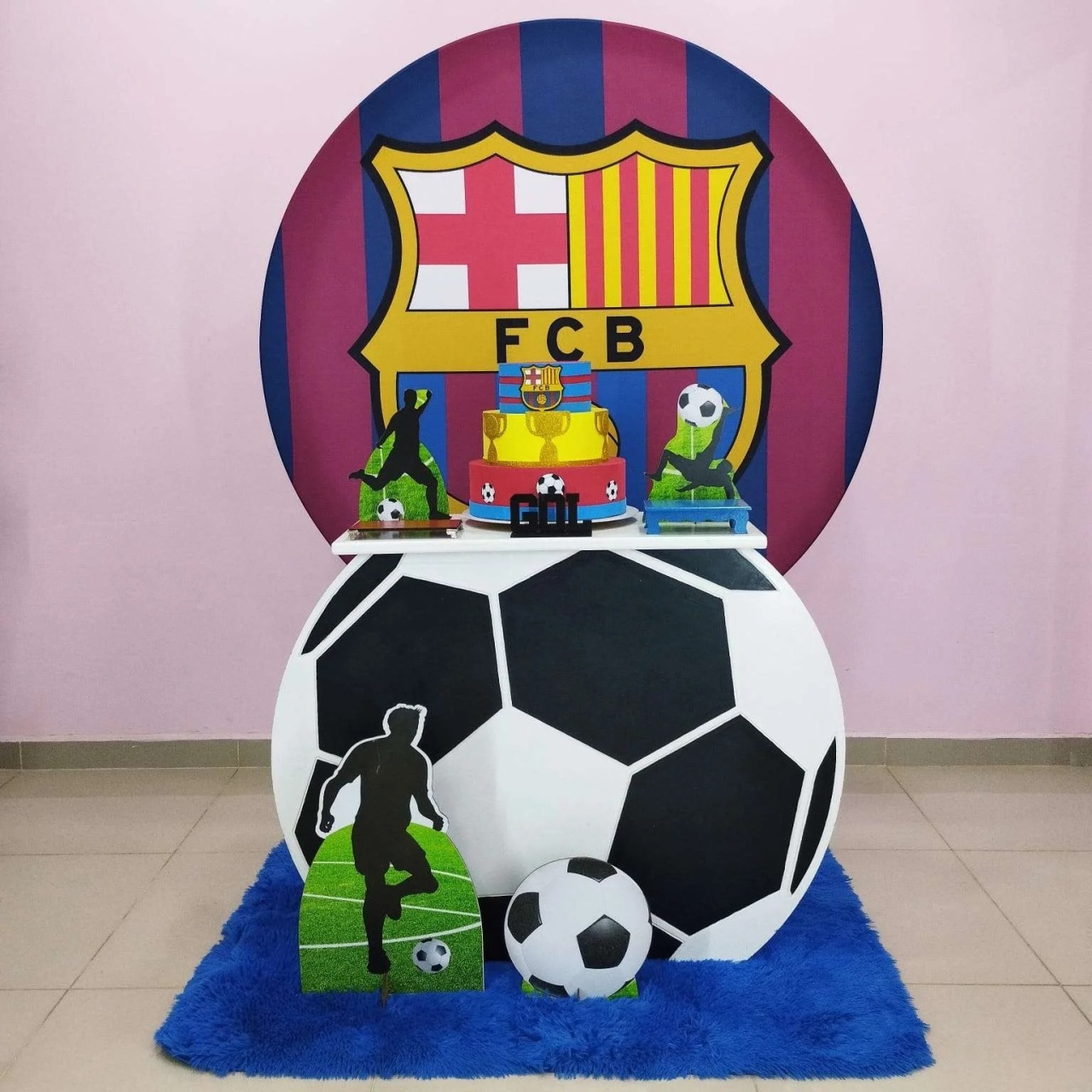 Kit Futebol Barcelona Numero 1 - pampegueemonte