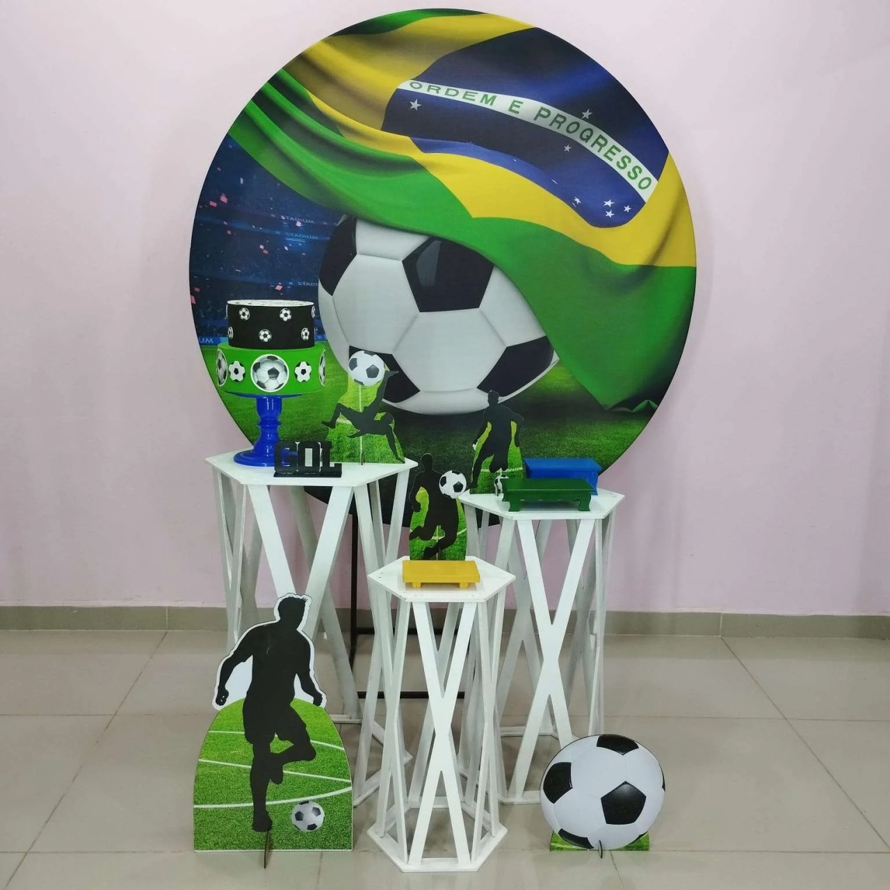 Kit Futebol Brasil Numero 6 - pampegueemonte