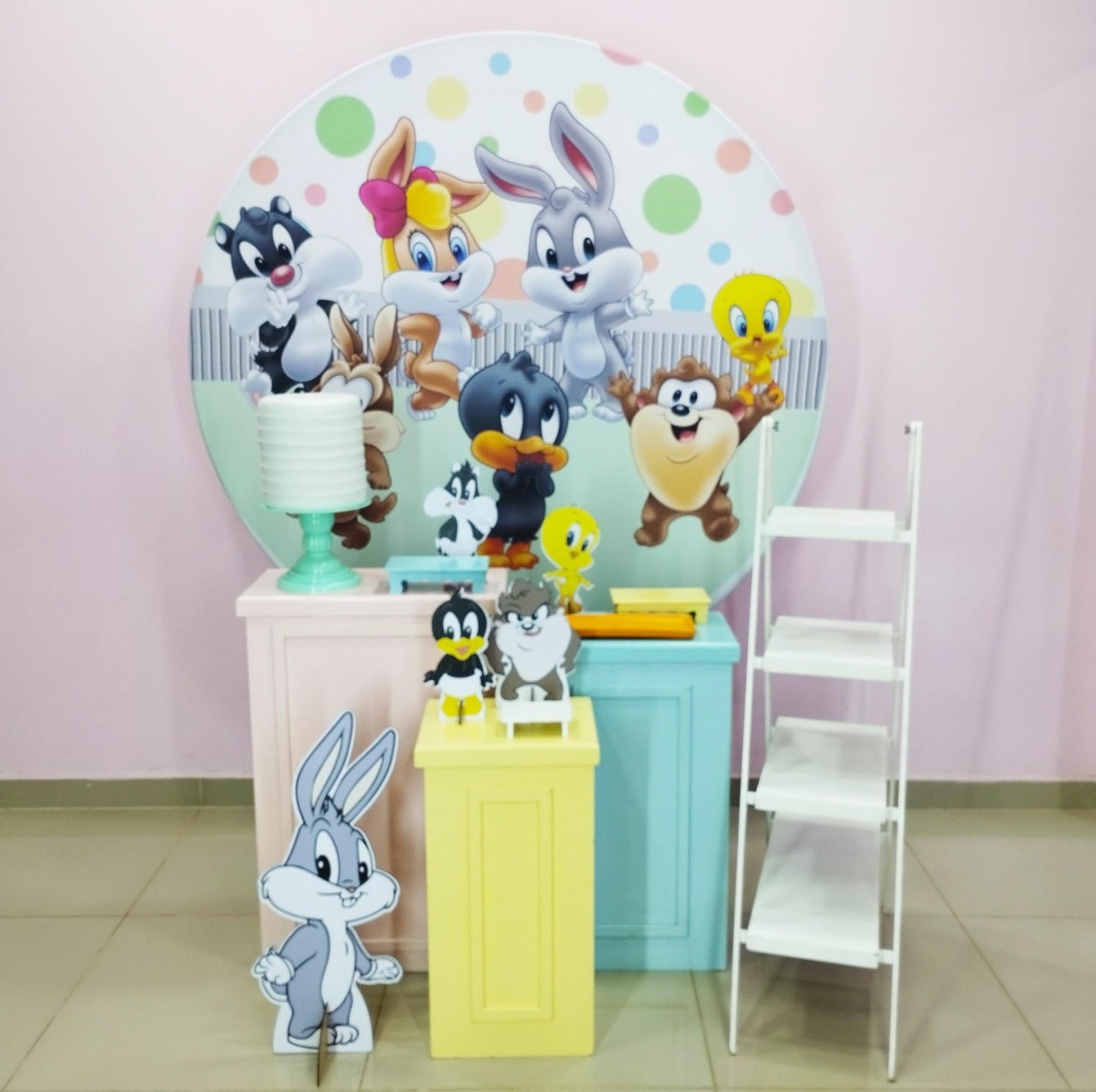 Kit Looney Tunes Baby Numero 7 - pampegueemonte
