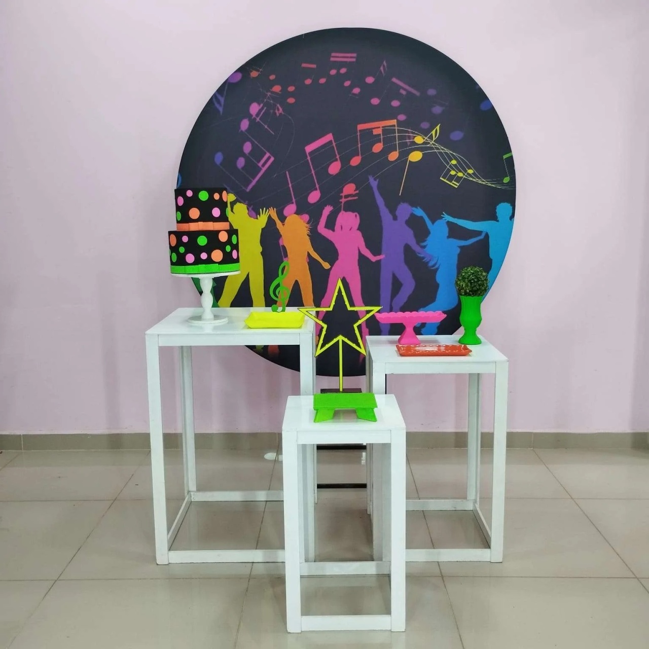 Kit Neon Numero 7 - pampegueemonte