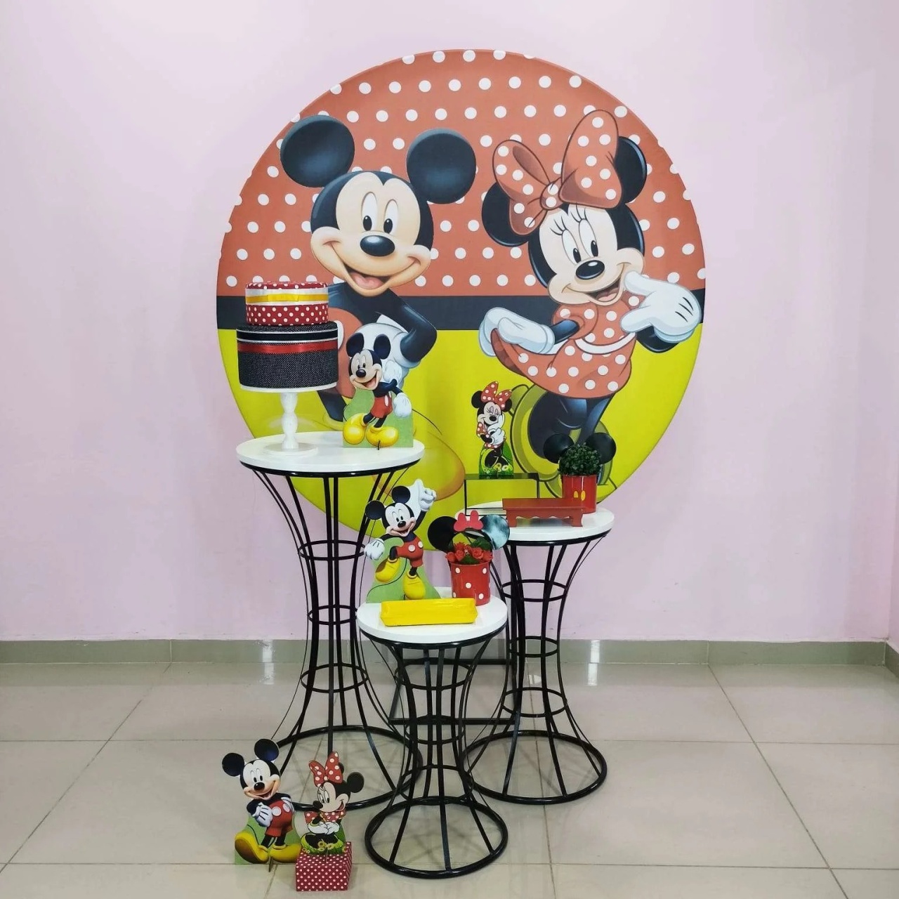 Kit Mickey E Minnie Numero 8 - pampegueemonte