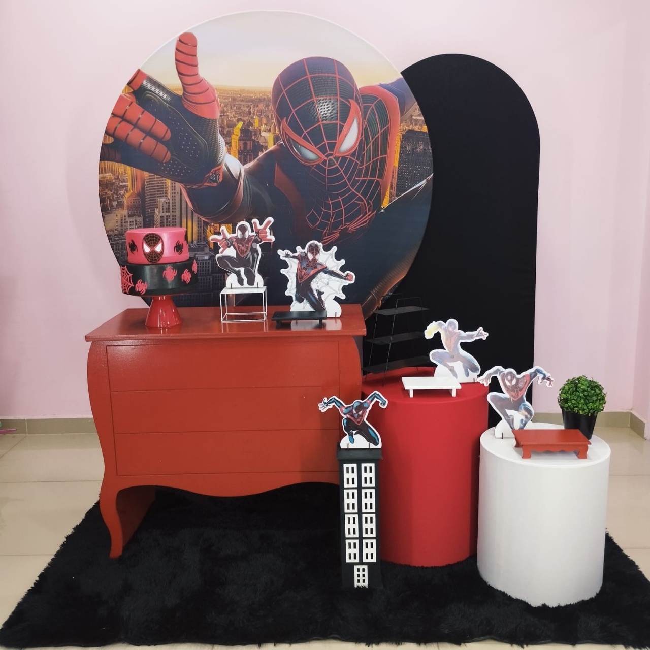 Kit Homem Aranha Preto Numero 11 - pampegueemonte