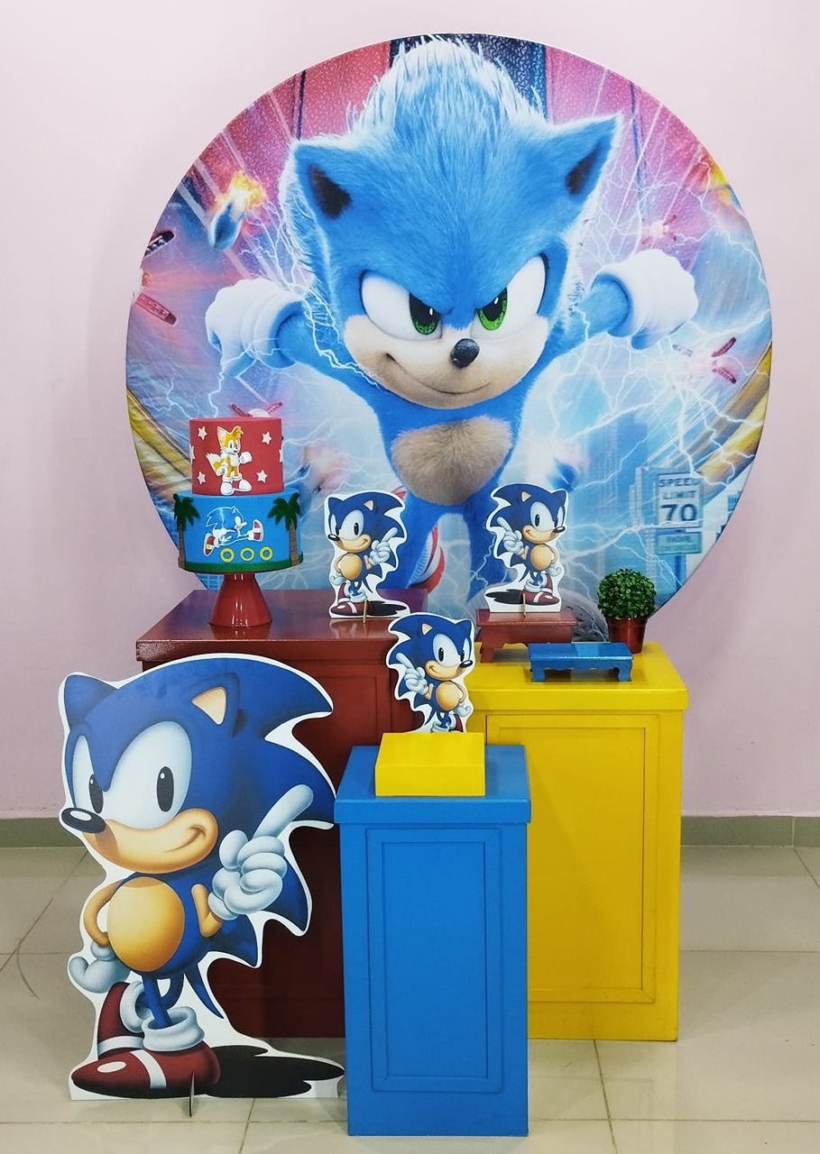 Kit Sonic Filme Numero 9 - pampegueemonte