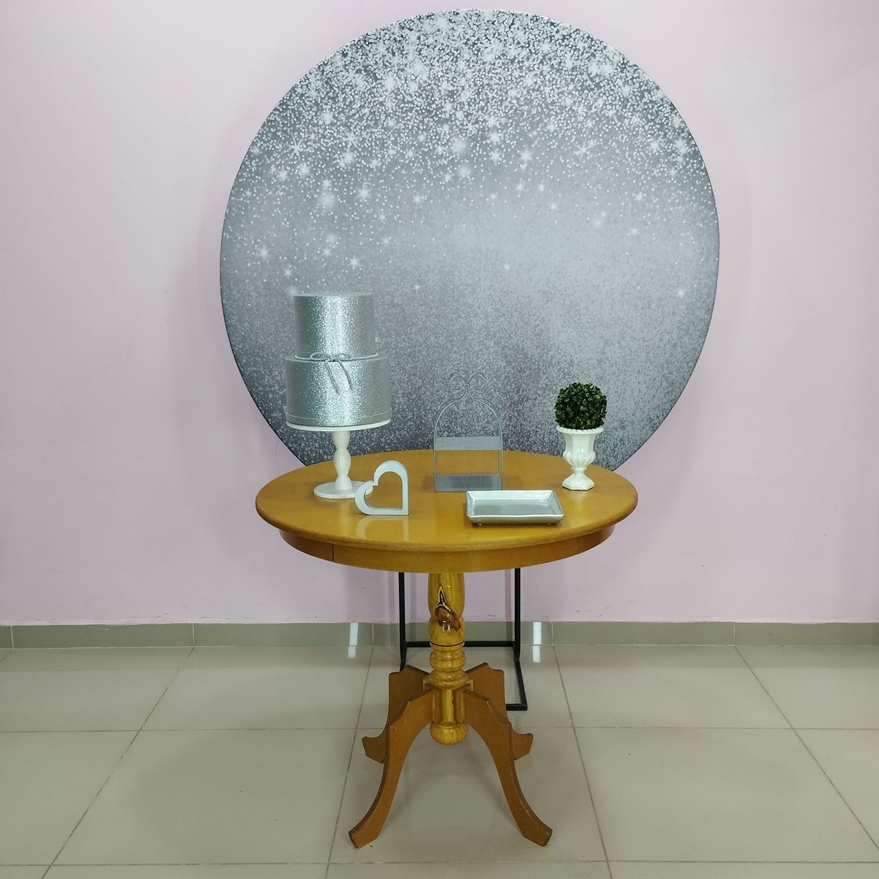 Kit Adulto Prata Com Glitter Número 7 - pampegueemonte
