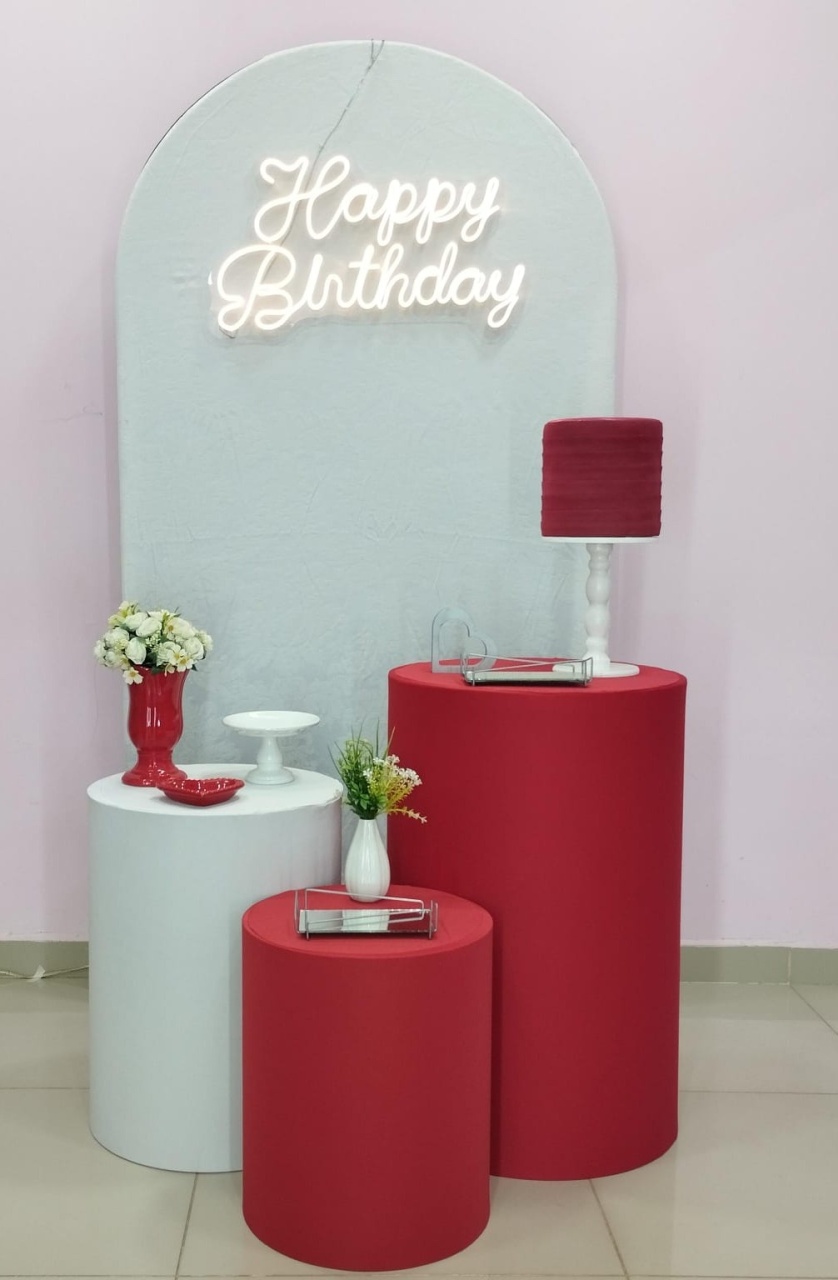 Kit Adulto Vermelho E Branco Numero 1 - pampegueemonte