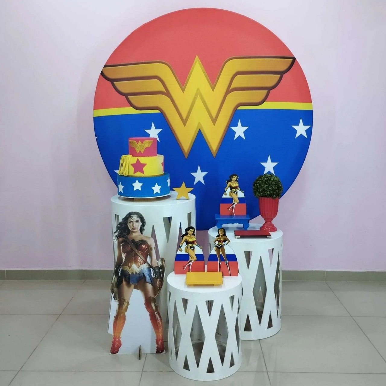 Kit Mulher Maravilha Numero 8 - pampegueemonte