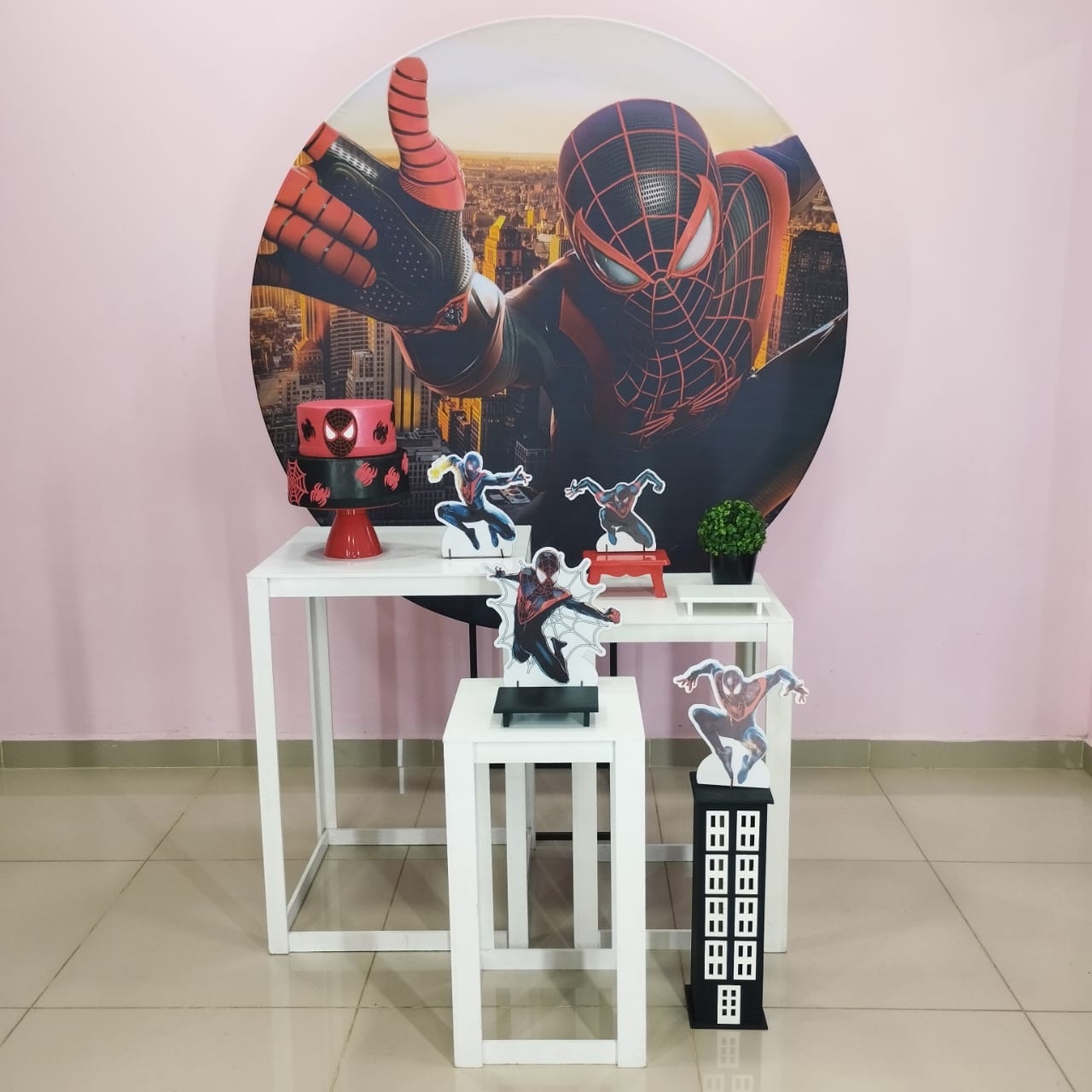 Kit Homem Aranha Preto Numero 9 - pampegueemonte