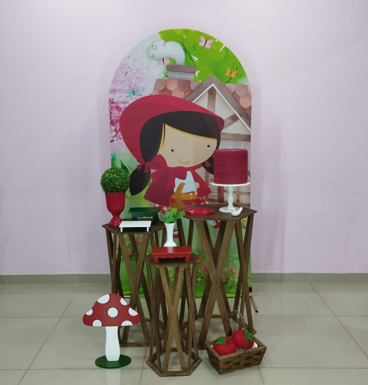 Kit Chapeuzinho Vermelho Numero 4 - pampegueemonte