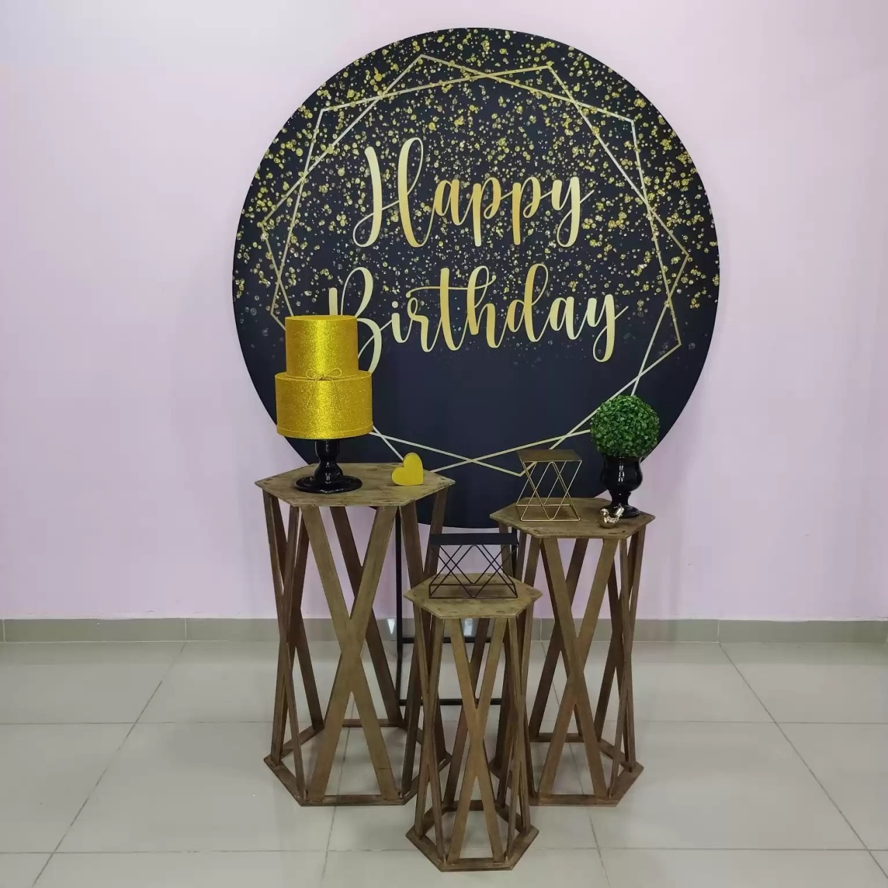 Kit Adulto Happy Birthday Numero 3 - pampegueemonte