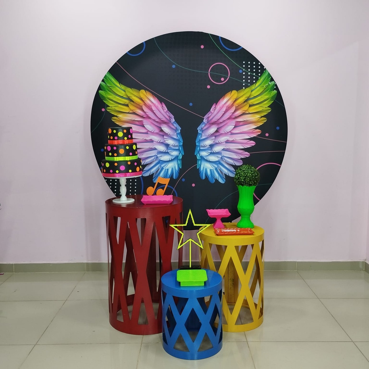 Kit Asa Neon Numero 12 - pampegueemonte