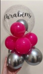 Bubble de Mesa 40Cm de Altura Com Glitter - imagem 1