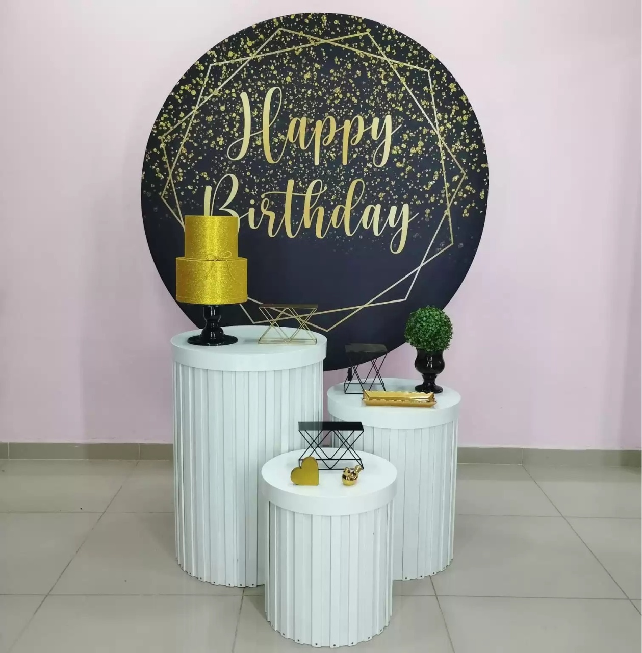 Kit Adulto Happy Birthday Numero 8 - pampegueemonte
