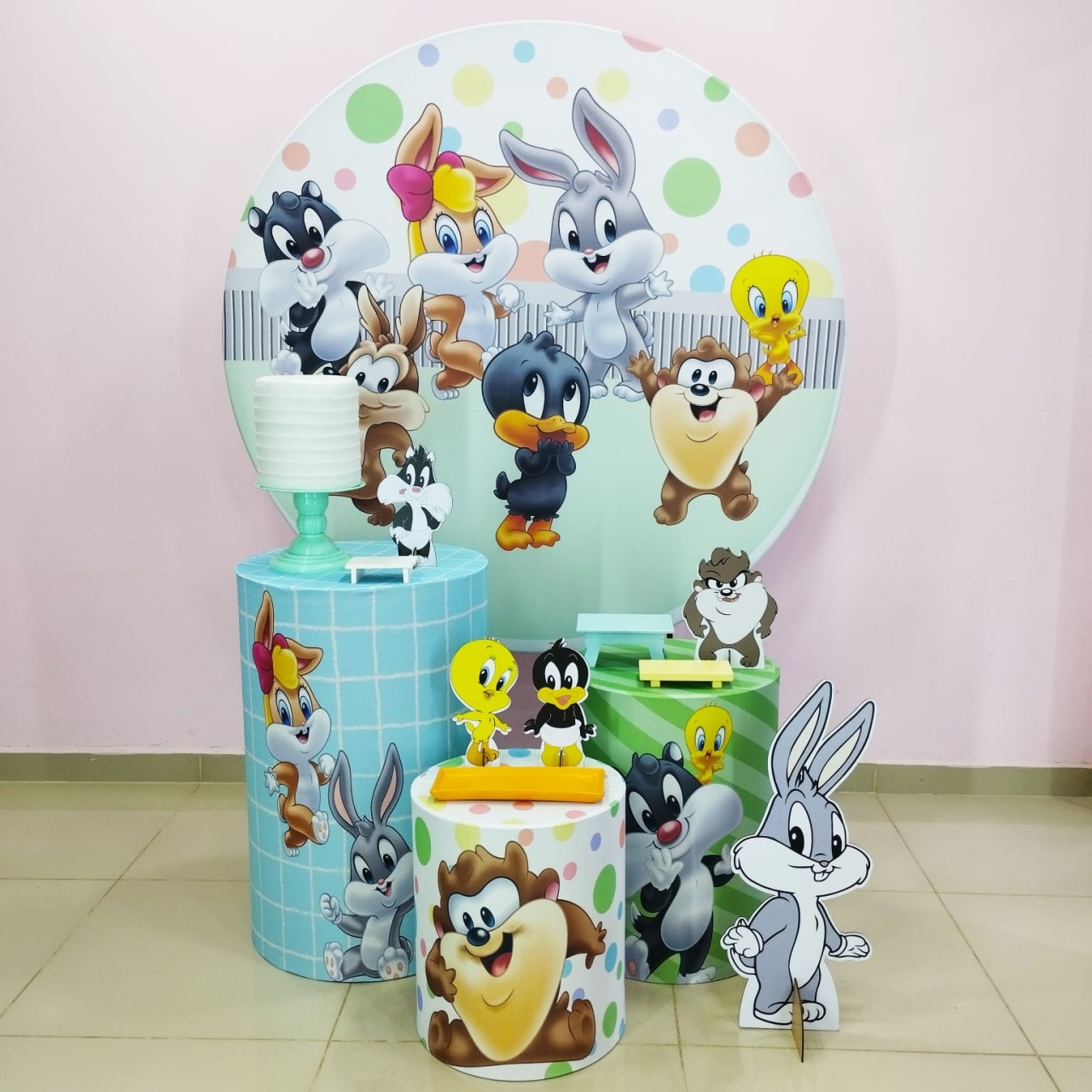 Kit Looney Tunes Baby Numero 14 - pampegueemonte