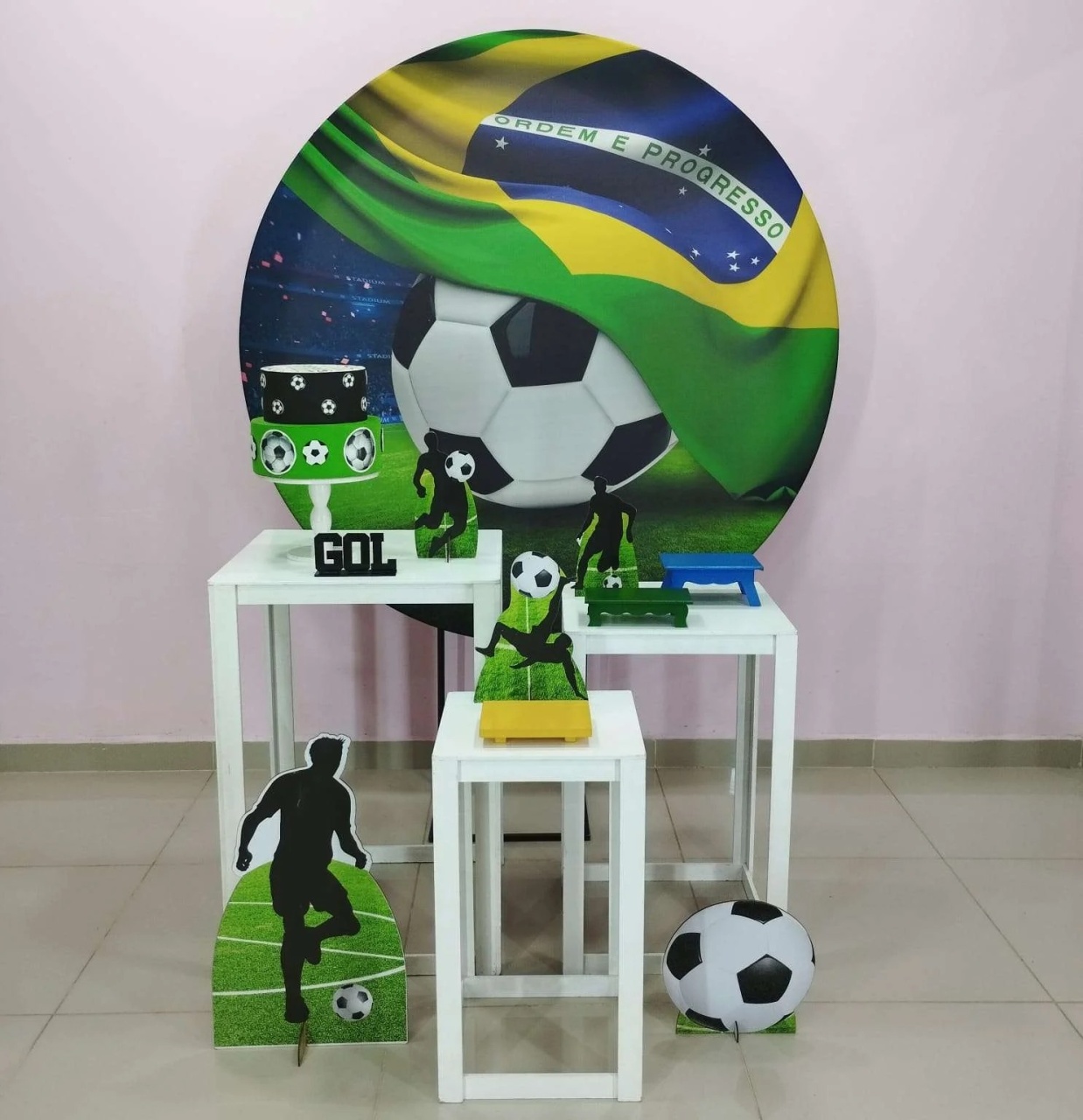 Kit Futebol Brasil Numero 4 - pampegueemonte