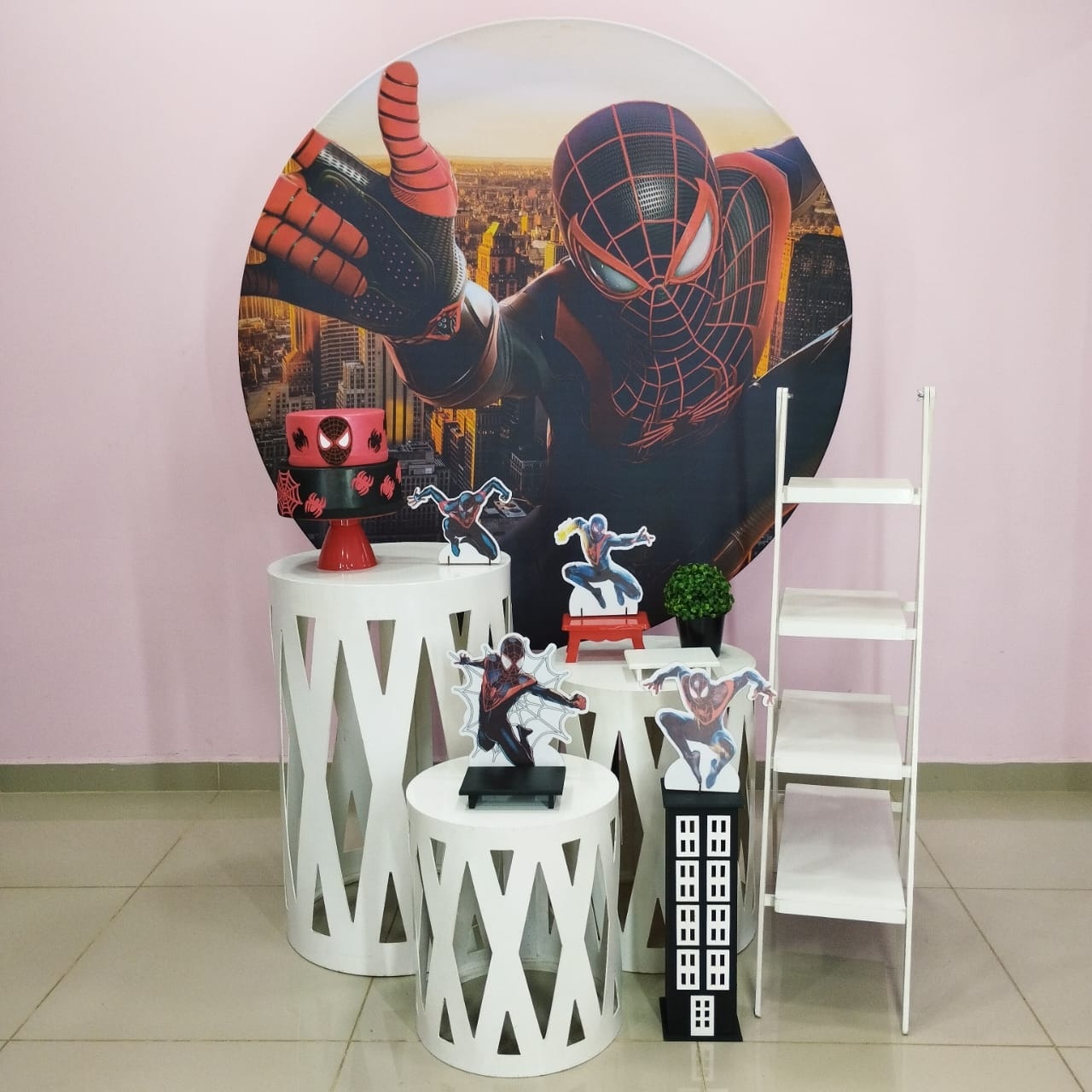 Kit Homem Aranha Preto Numero 5 - pampegueemonte
