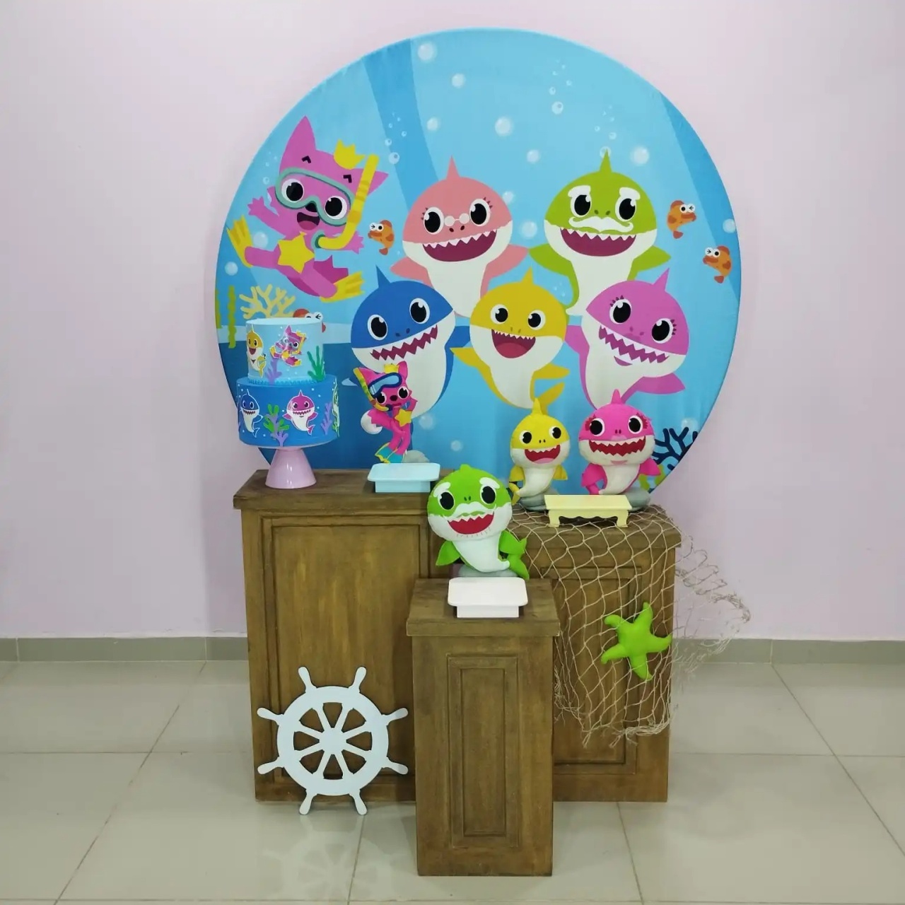 Kit Baby Shark Numero 8 - pampegueemonte