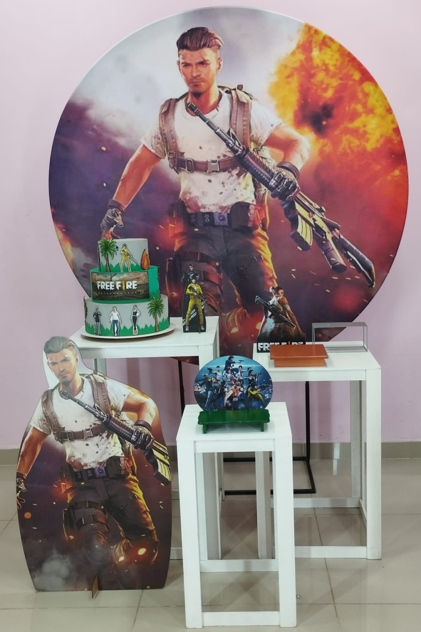 Kit Free Fire Numero 9 - pampegueemonte