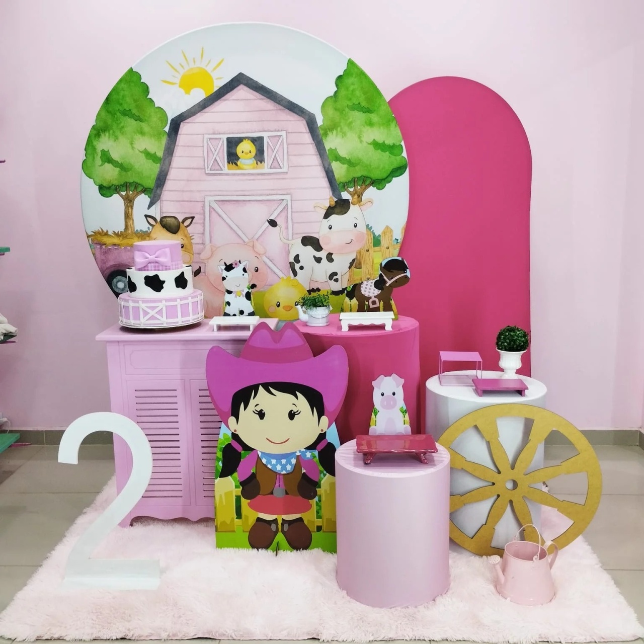 Kit Fazenda Rosa Numero 13 - pampegueemonte