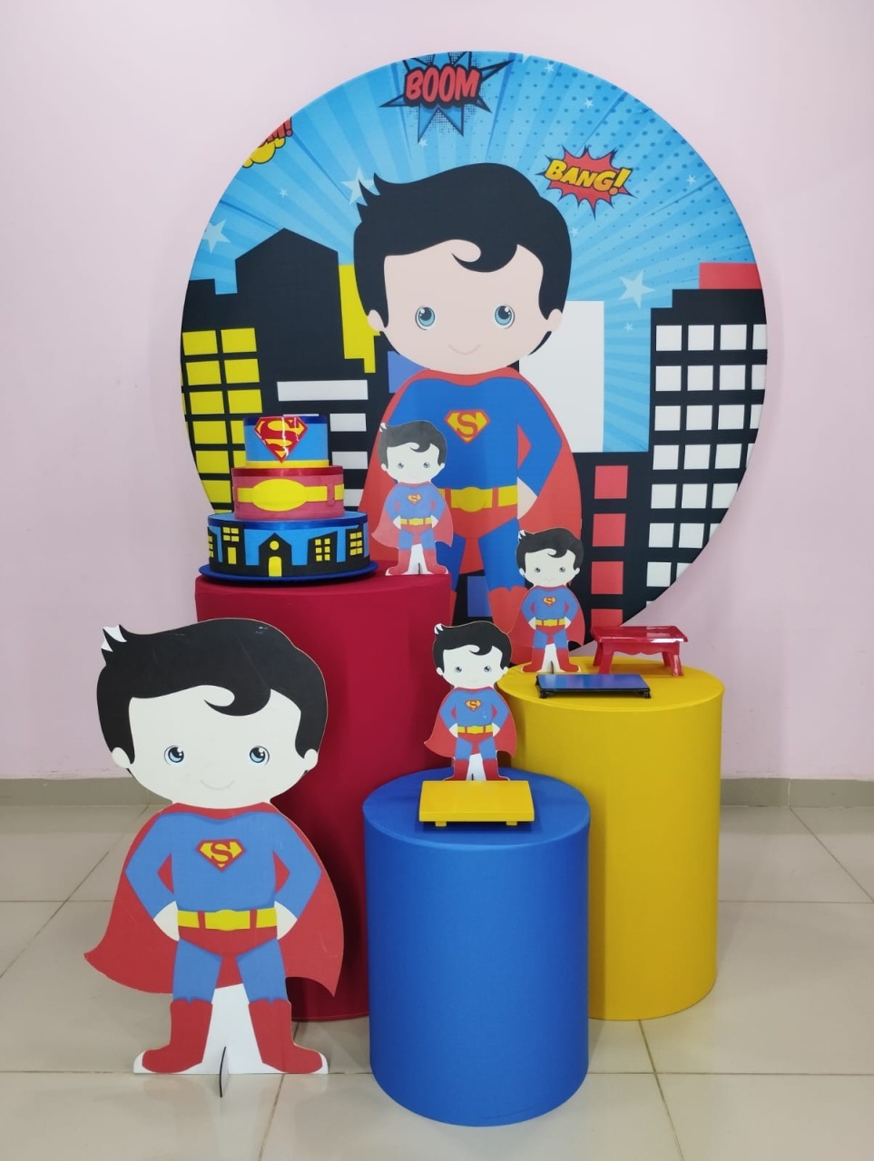 Kit Super Homem Numero 7 - pampegueemonte