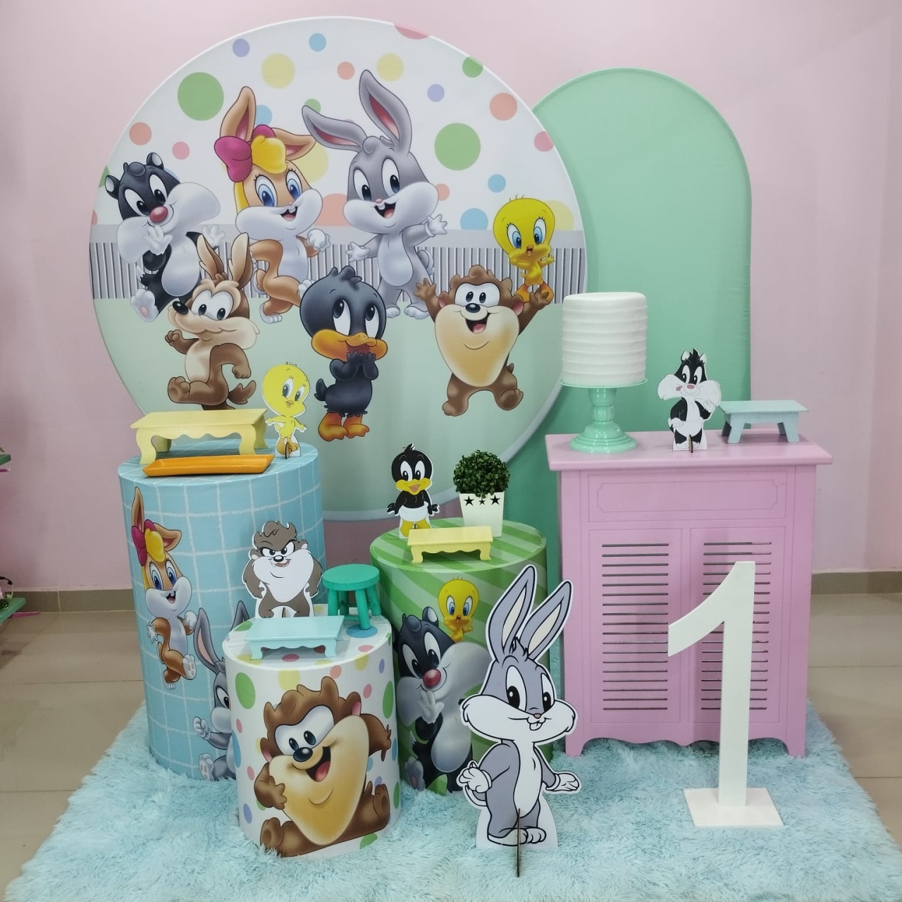 Kit Looney Tunes Baby Numero 2 - pampegueemonte
