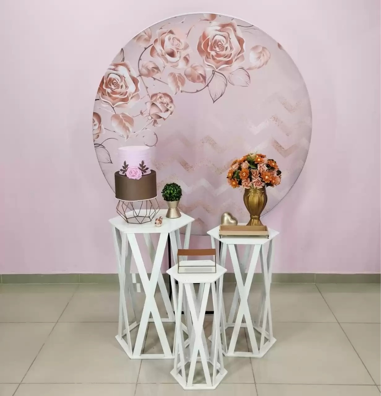 Kit Adulto Rose Floral Numero 5 - pampegueemonte
