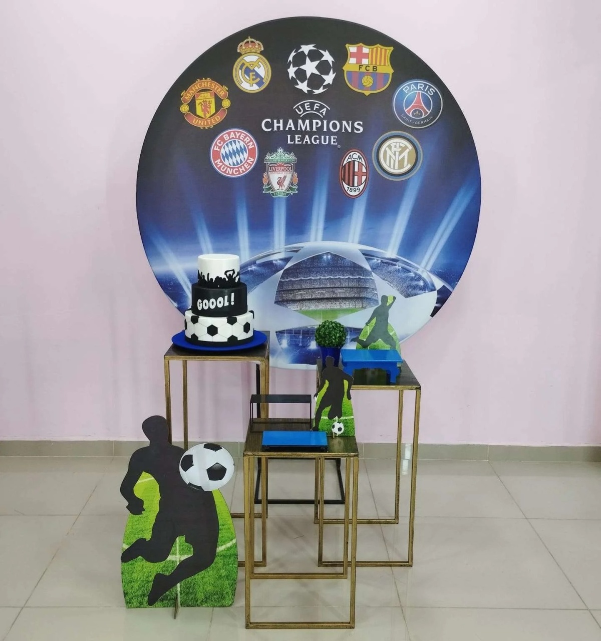 Kit Futebol Champions Numero 4 - pampegueemonte