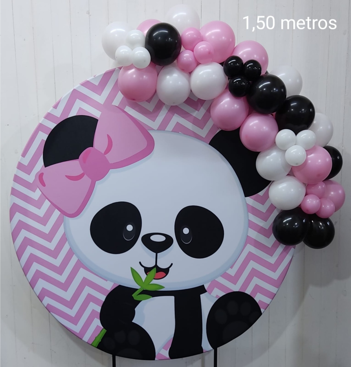 Arco de Balões 1,50 Metros Panda - pampegueemonte