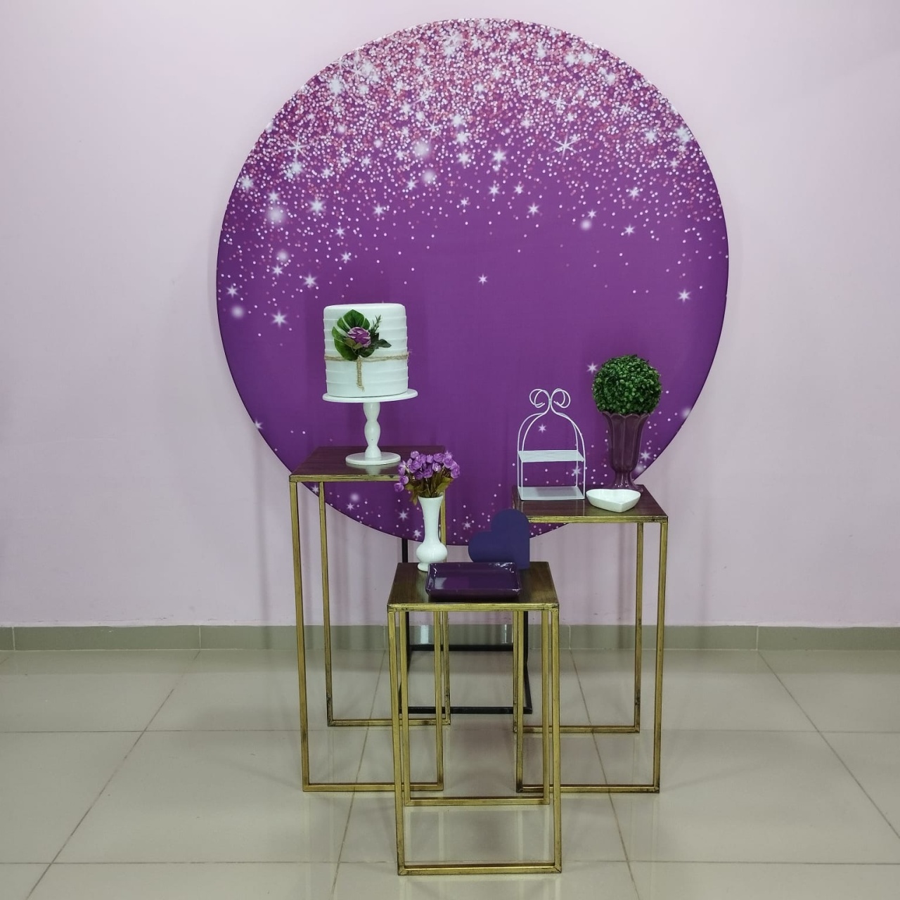 Kit Adulto Fucsia Com Glitter Numero 9 - pampegueemonte