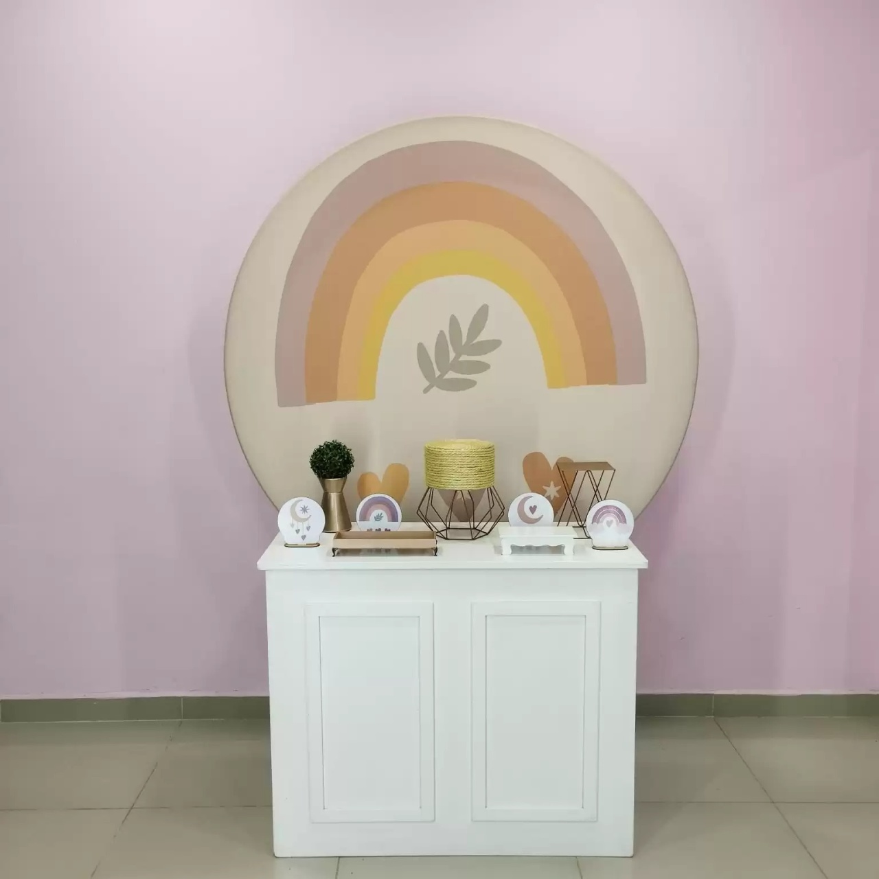 Kit Arco Íris Boho Numero 11 - pampegueemonte