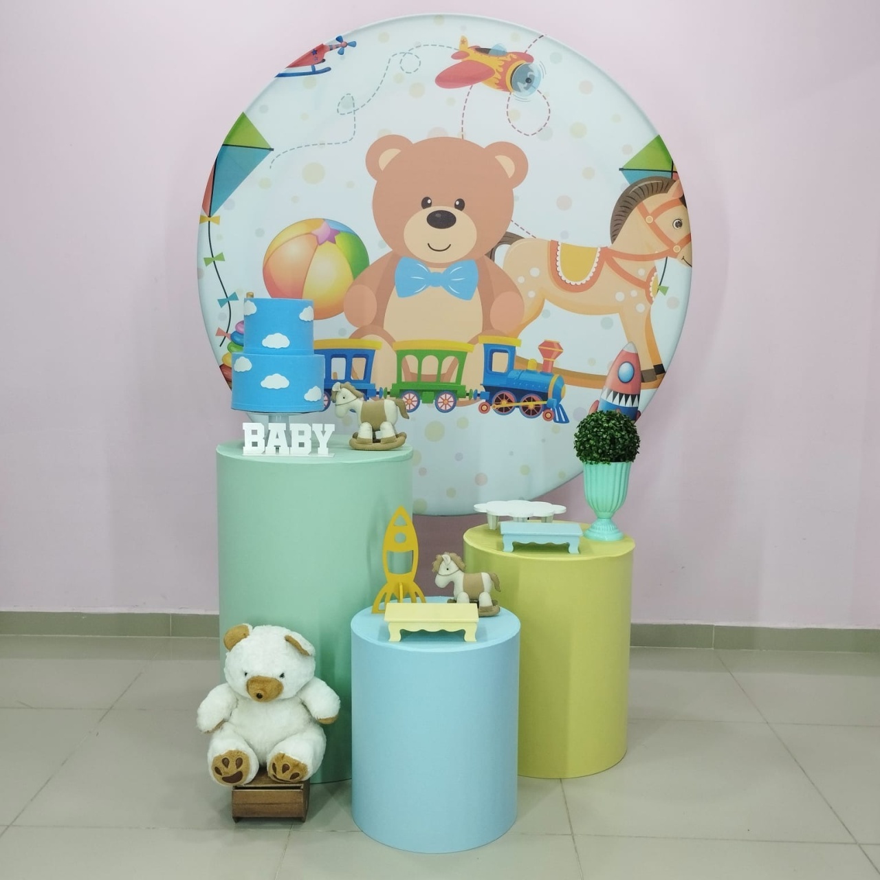 Kit Urso Brinquedo Numero 3 - pampegueemonte