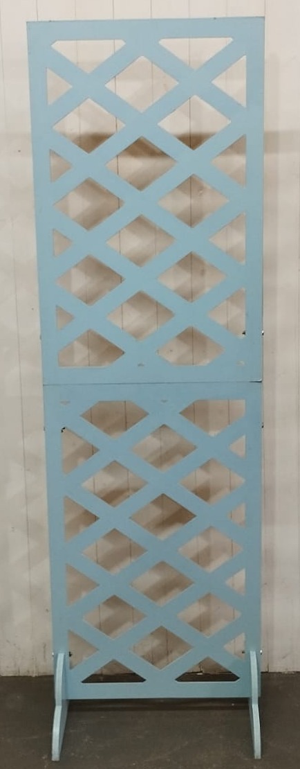 Painel Treliça Azul - pampegueemonte