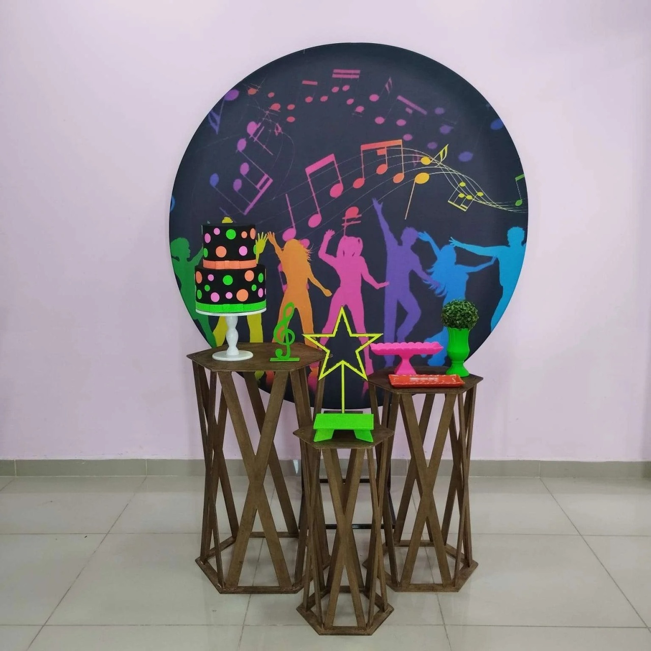 Kit Neon Numero 5 - pampegueemonte