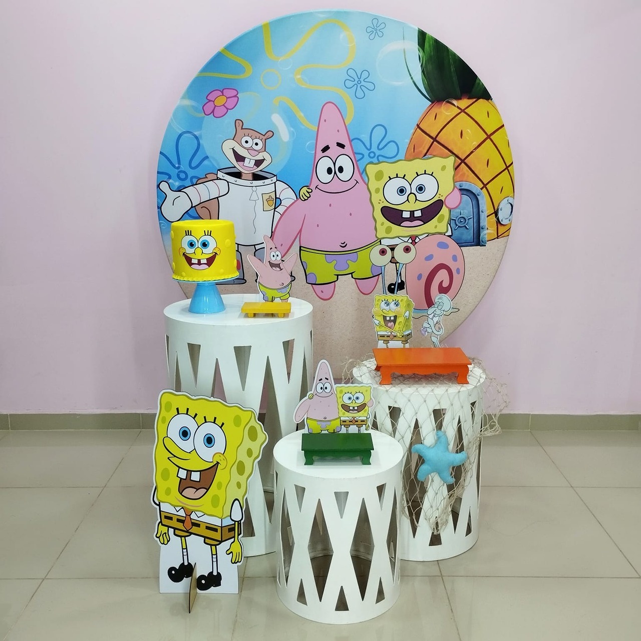Kit Bob Esponja Numero 4 - pampegueemonte