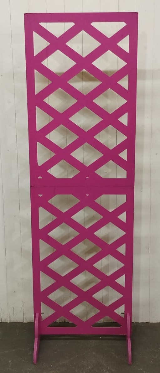 Painel Treliça Pink - pampegueemonte
