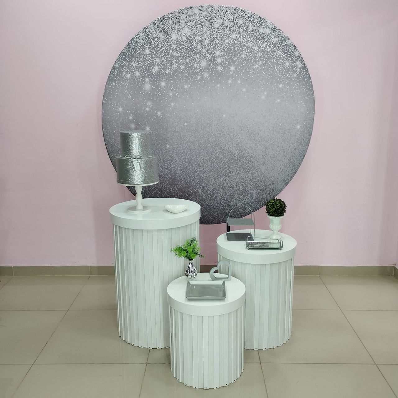 Kit Adulto Prata Com Glitter Número 11 - pampegueemonte