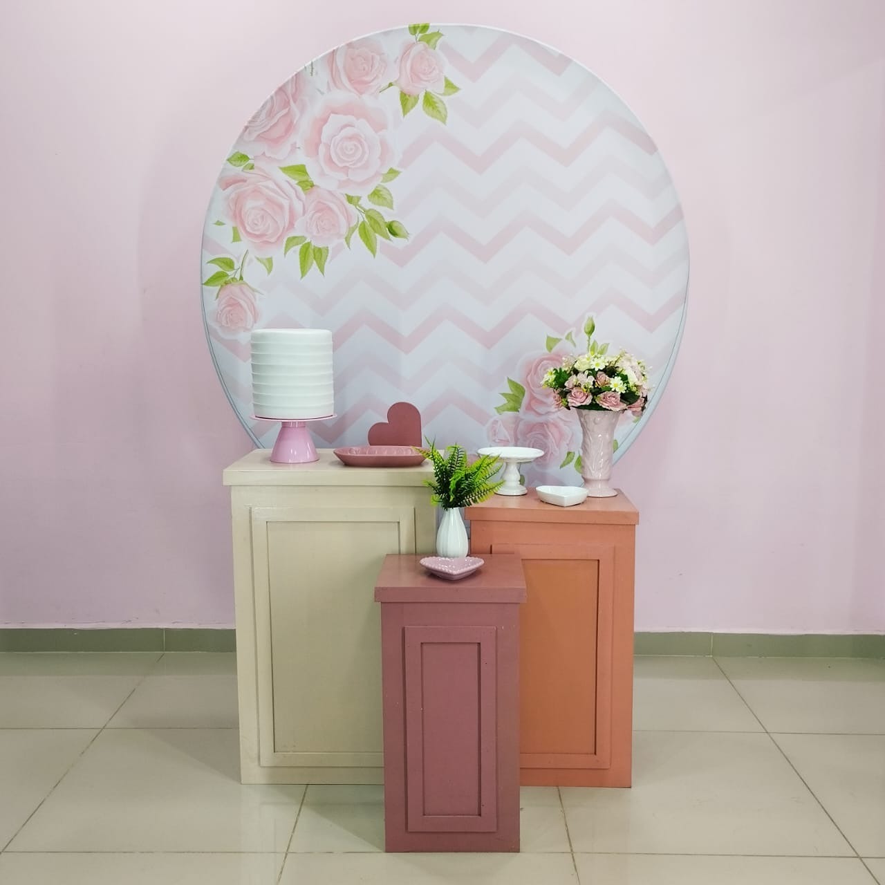 Kit Adulto Floral Rosa Numero 11 - pampegueemonte