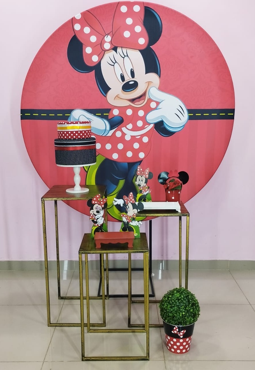 Kit Minnie Vermelha Numero 9 - pampegueemonte