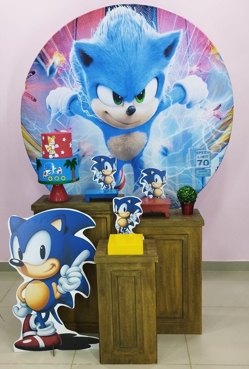 Kit Sonic Filme Numero 8 - pampegueemonte