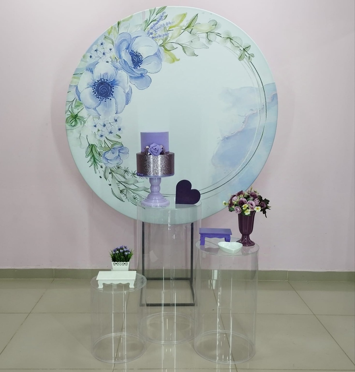 Kit Adulto Floral Lilás Número 10 - pampegueemonte