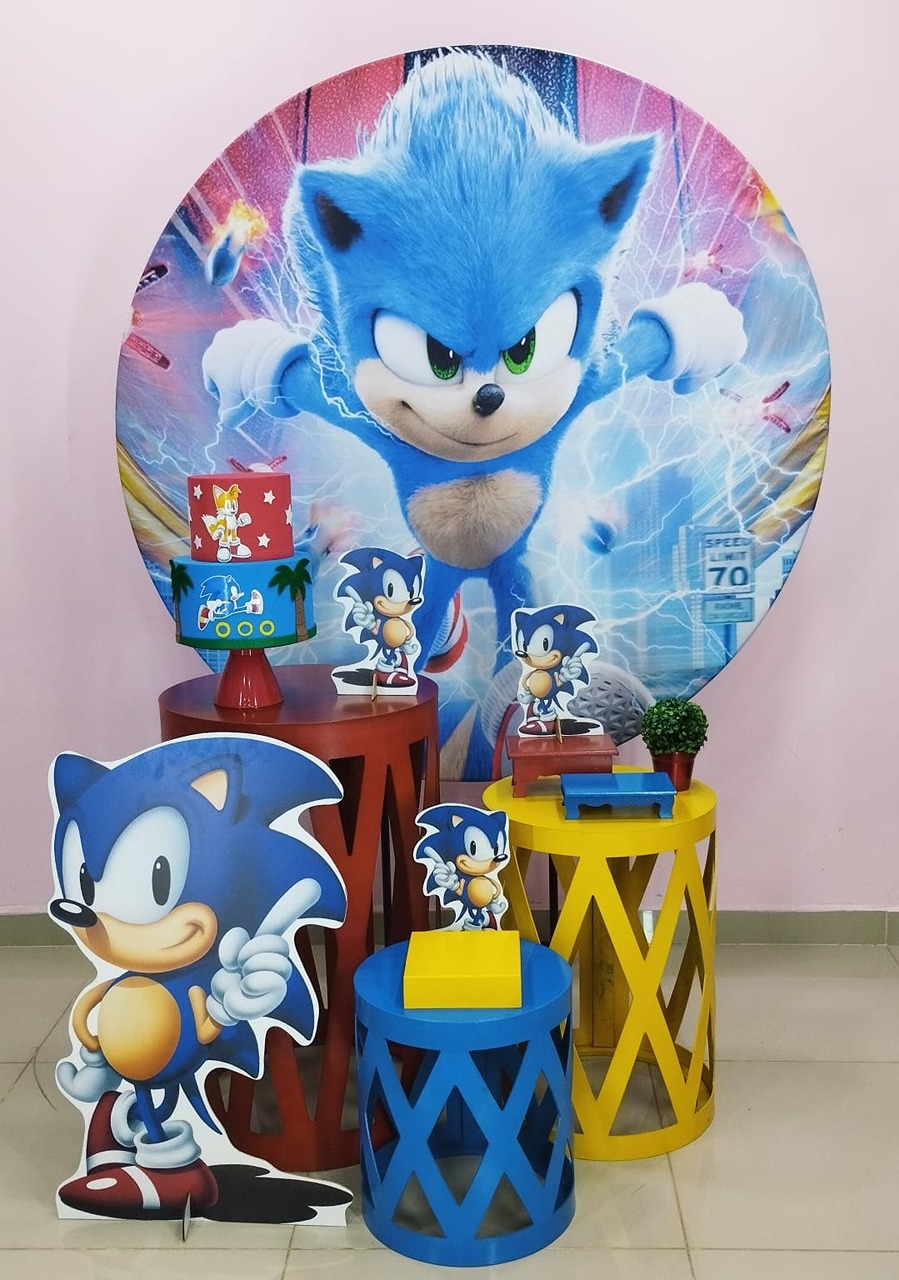 Kit Sonic Filme Numero 5 - pampegueemonte