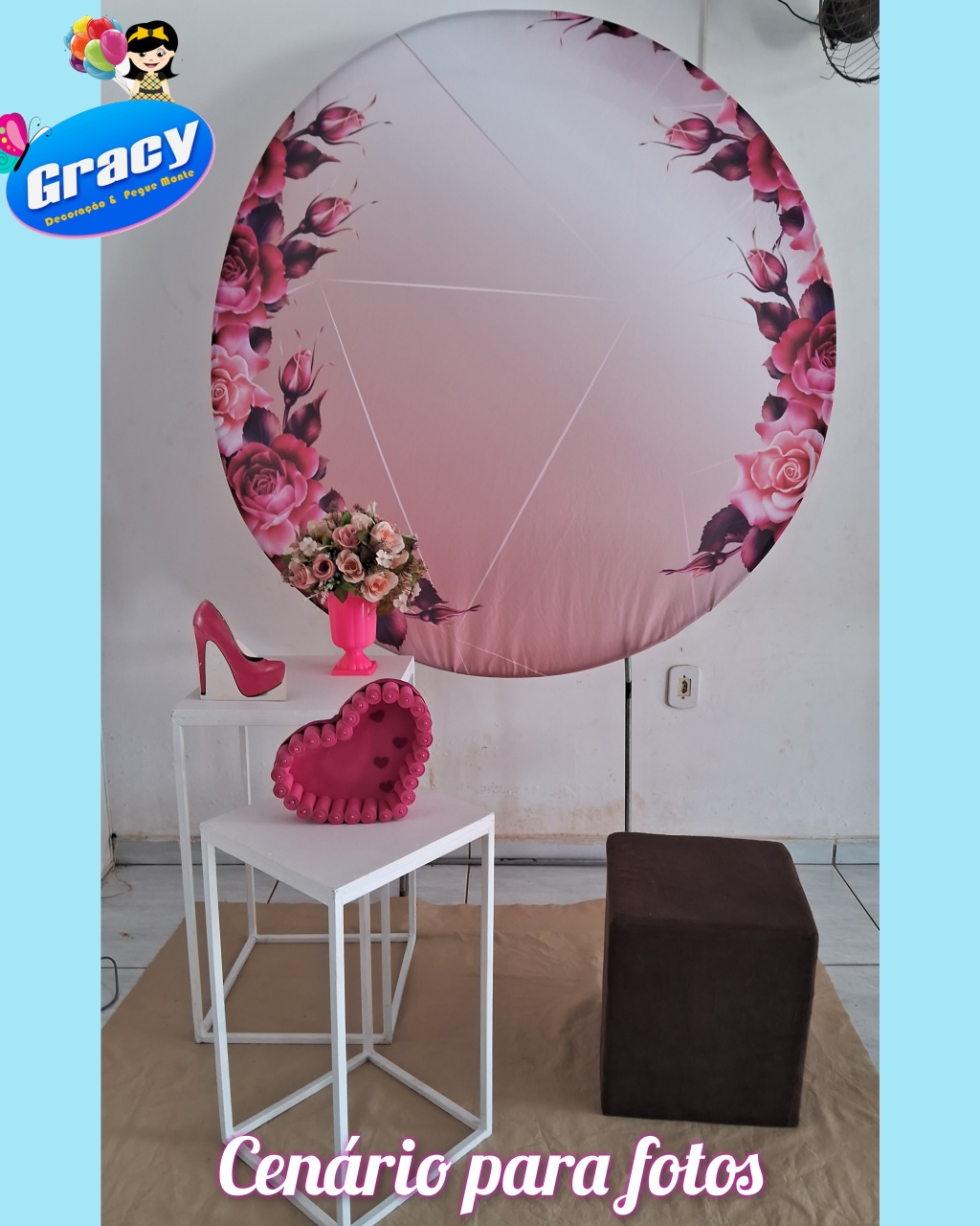 Dia das Mãe Cenario de Foto Floral 3 - gracypeguemonte