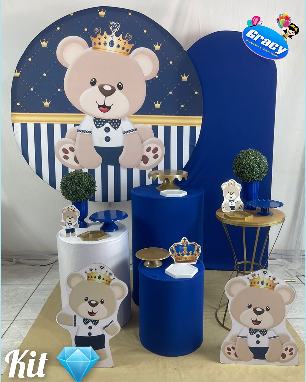 Urso Realeza Diamante - gracypeguemonte