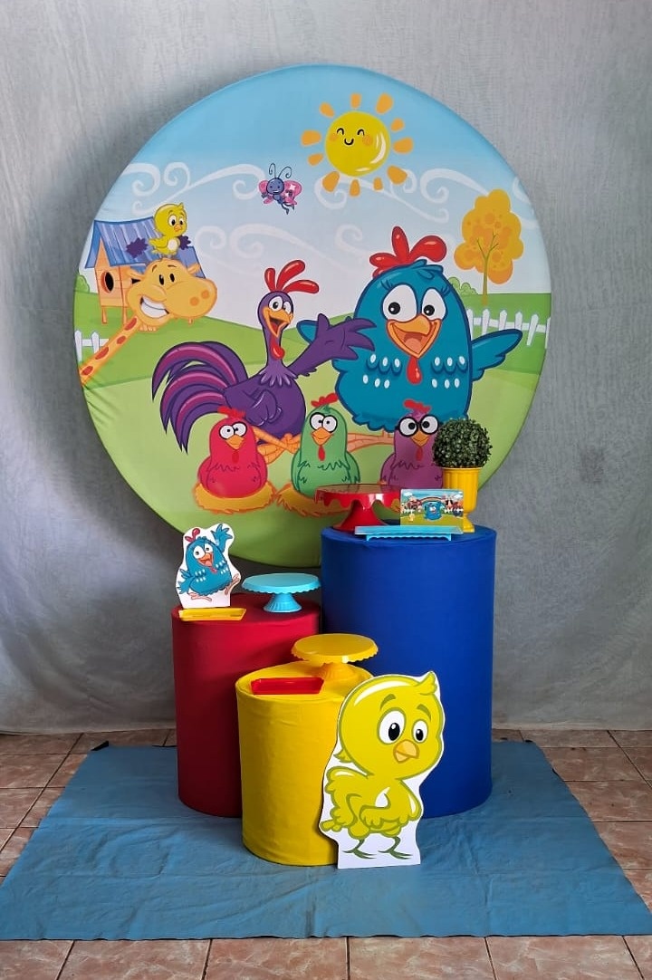Galinha Pintadinha Prata Menino  - gracypeguemonte