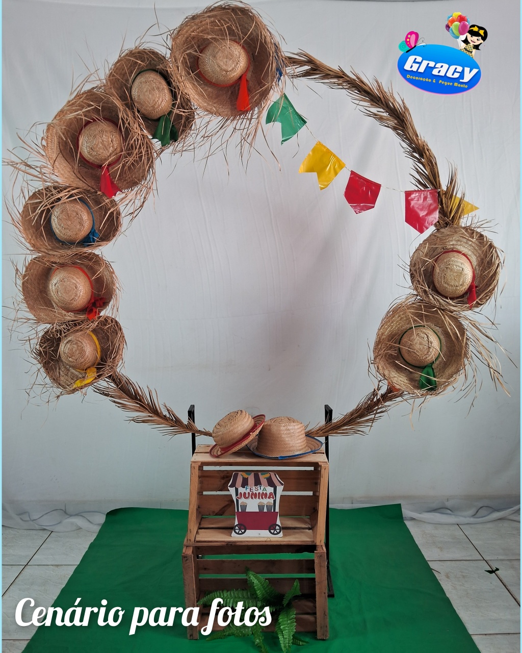 Painel de Chapeu Palha - gracypeguemonte