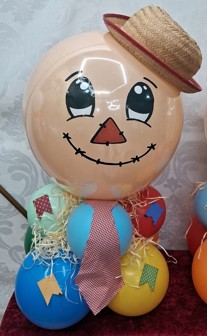 Balão Personalizado / Arraial Menino - gracypeguemonte