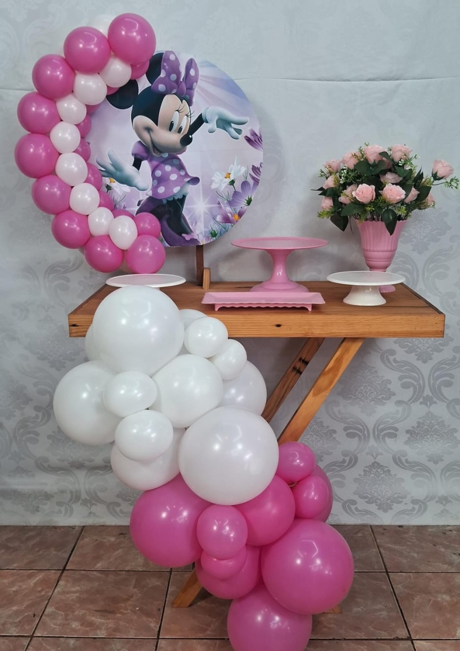 Minnie Rosa / Festa Na Mesa - gracypeguemonte